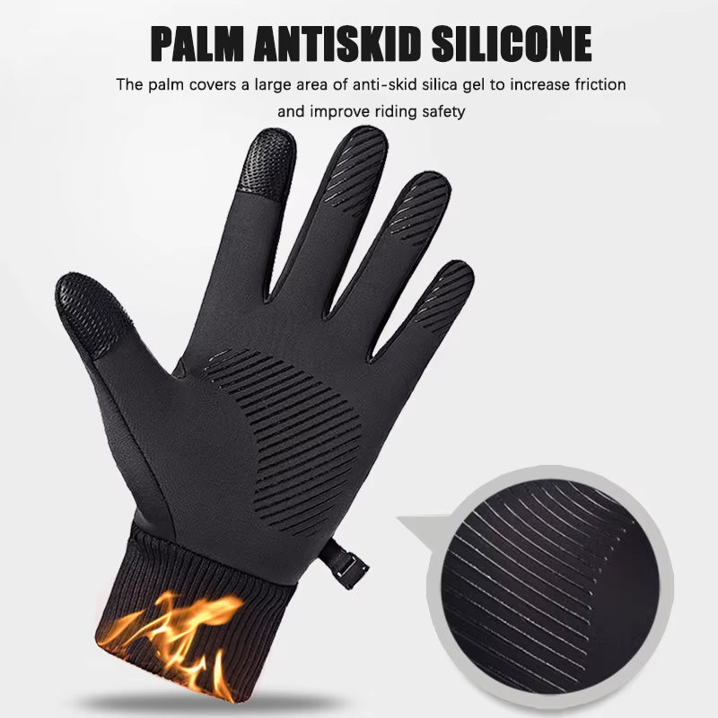 AdvanceHeat™ - Winter Gloves for Men Women Touchscreen Anti-Slip Palm Warm Thermal Glove for Running Cycling Motorcycle Hiking Ski Driving Work